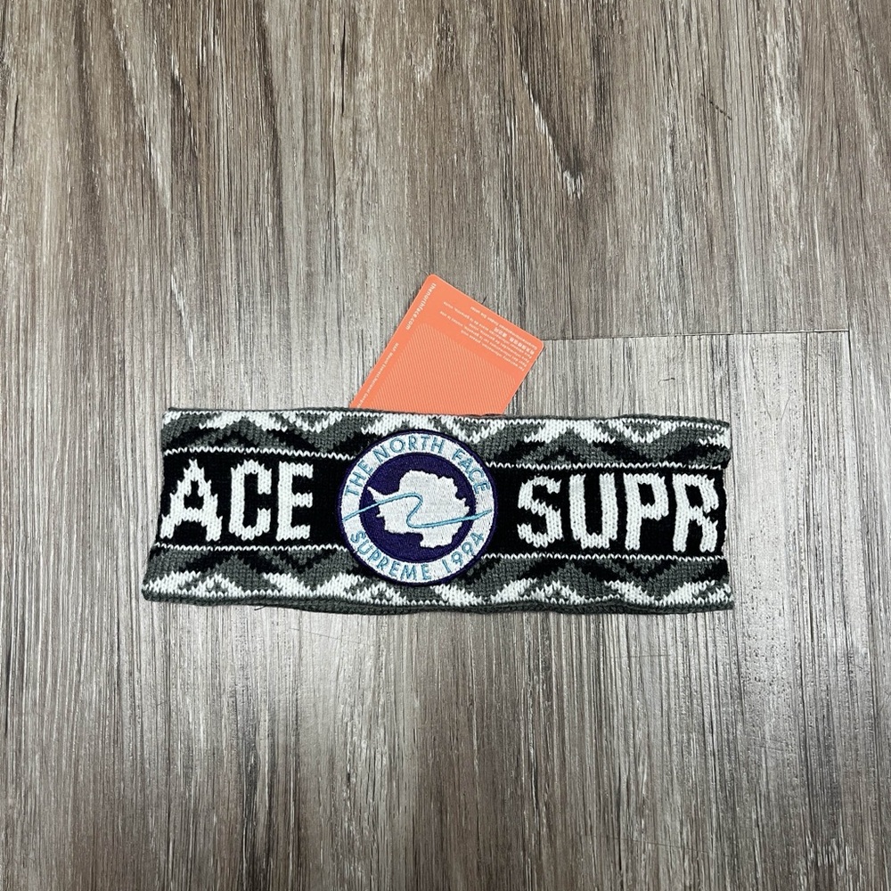 Supreme Black and White Headband